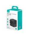 usams Ładowarka Travel Adapter 25W US/AU/EU/UK 2xUSB-C czarny 4w1 - nr 8