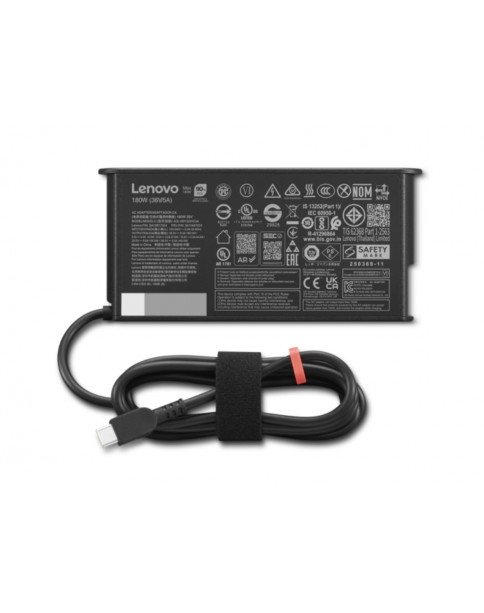 lenovo Zasilacz ThinkPad Mobile Workstation 180W USB-C GaN Slim AC Adapter-EU główny