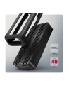 axagon Obudowa zewnętrzna aluminiowa EEM2-40G USB4 Gen 3x2 M.2 SSD NVMe 40Gbps passive, USB-C cable, silicon sleeve - nr 20