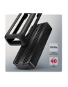 axagon Obudowa zewnętrzna aluminiowa EEM2-40G USB4 Gen 3x2 M.2 SSD NVMe 40Gbps passive, USB-C cable, silicon sleeve - nr 45