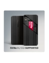axagon Obudowa zewnętrzna aluminiowa EEM2-40G USB4 Gen 3x2 M.2 SSD NVMe 40Gbps passive, USB-C cable, silicon sleeve - nr 47