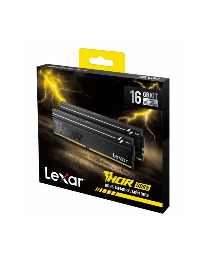lexar Pamięć DDR5 THOR 16GB(2*8GB)/6000 CL38 czarna główny