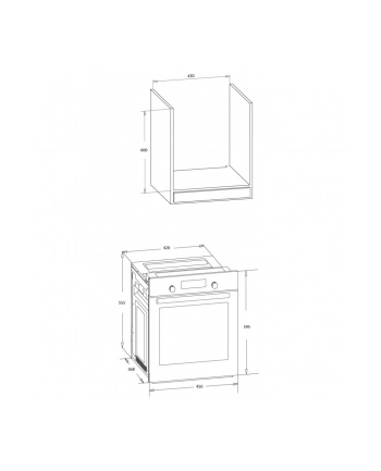 Piekarnik MPM-45-BO-23C 45cm