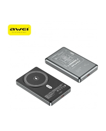 awei Powerbank PA-31 MagSafe 10000mAh indukcyjny szary