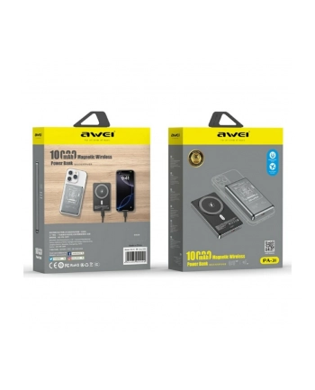awei Powerbank PA-31 MagSafe 10000mAh indukcyjny szary