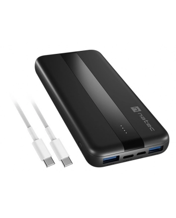 natec Powerbank TREVI Slim Q V2 2xUSB-A 18W 1xUSB-C 20W