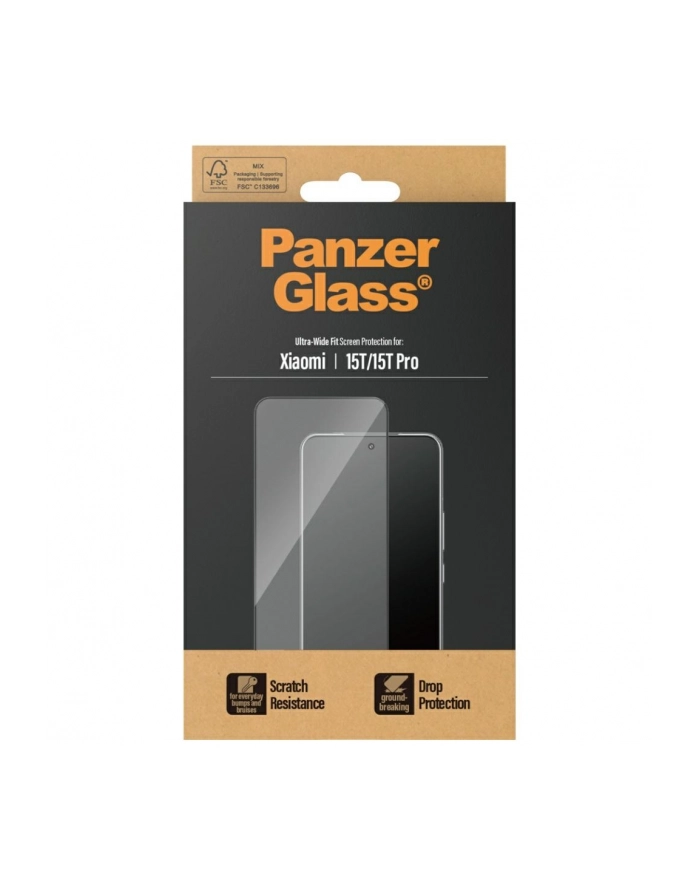 Panzerglass Szkło Ochronne Do Xiaomi 15T Pro Szybka Na Wyświetlacz Ekranu główny