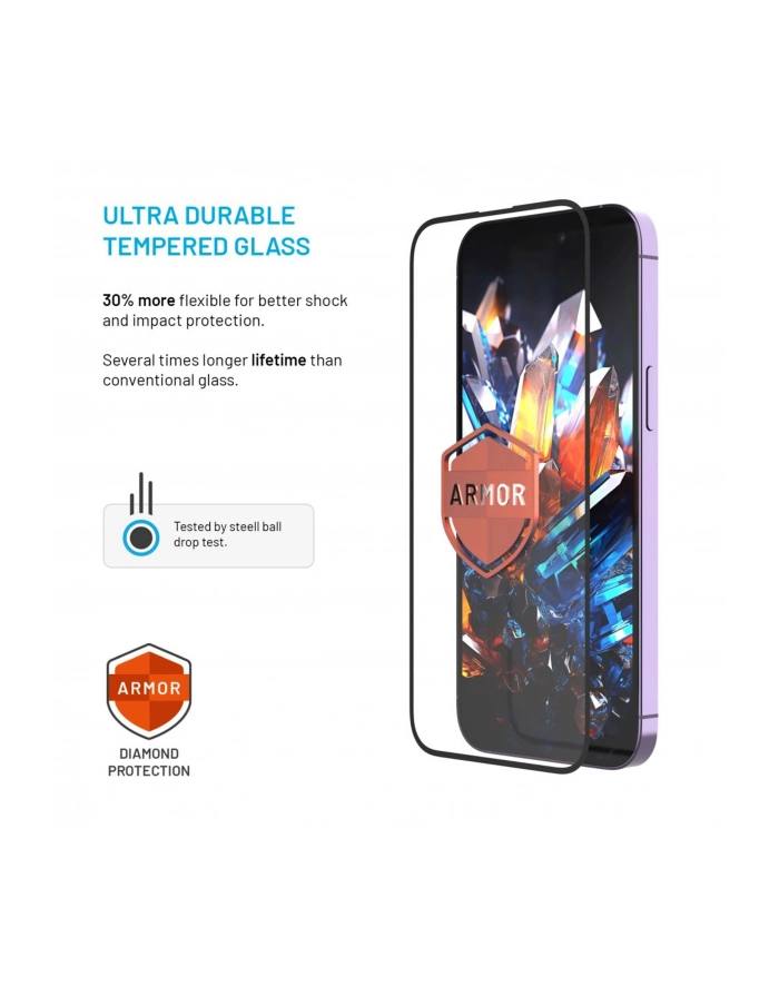Fixed Ultra Durable Tempered Glass Armor With Anti-Dust Applicator And Ar L główny