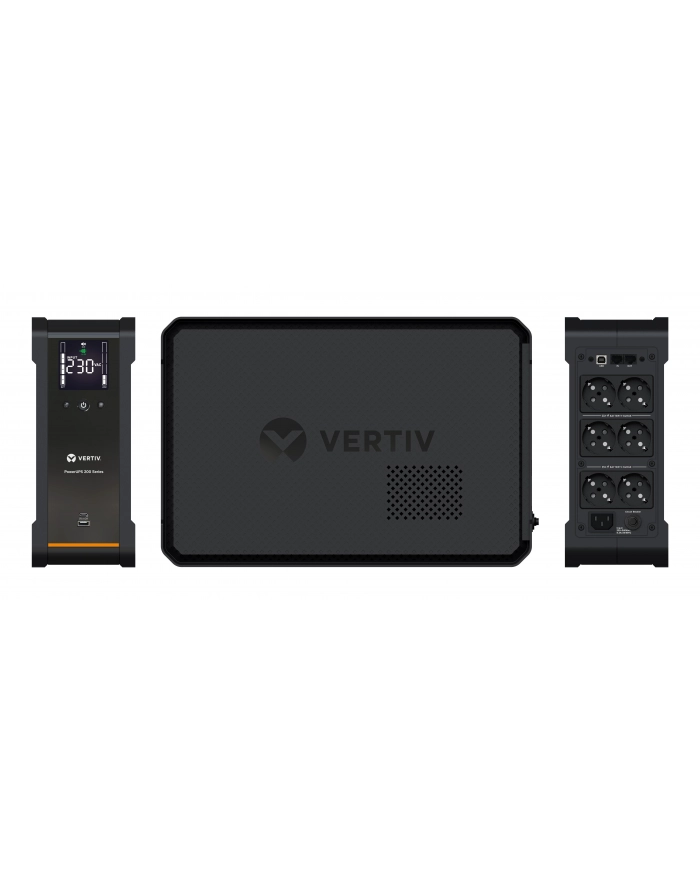 vertiv PowerUPS 200, 1600VA/1000W, 230V, Line Interactive, 6 Schuko główny