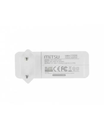 mitsu Zasilacz ładowarka do laptopa 100W USB-C 5V-9V-12V-15V/3A, 20V-28V/5A PD