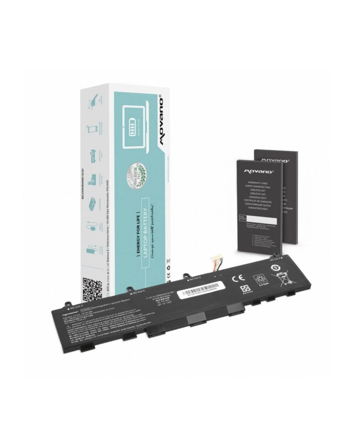 movano Bateria CC03XL do HP EliteBook 830 840 G7 G8 ZBook Firefly 14 G7 G8 - 4500 mAh (51 Wh) główny