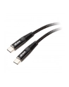 Akasa Kabel Type-C Na Type-C, 100W, 1M, Czarny (0000057136) - nr 1