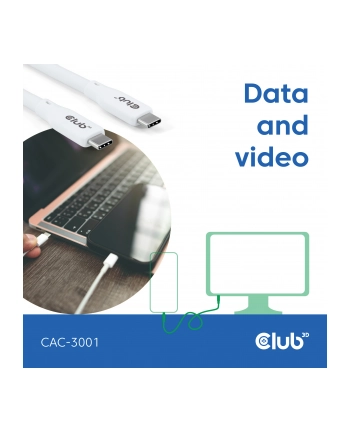 Club3D USB-C 2 m (CAC3001) nr 1