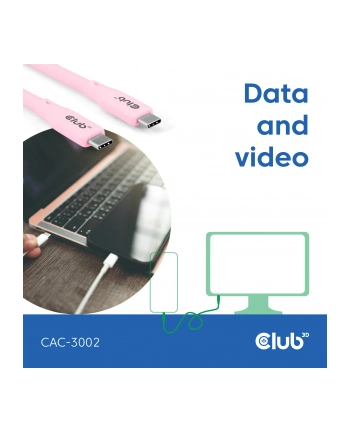 Club3D USB-C 2 m (CAC3002) nr 1