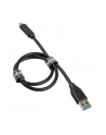 InLine USB A - USB C (M/M) 0.5m Czarny (35716) - nr 2