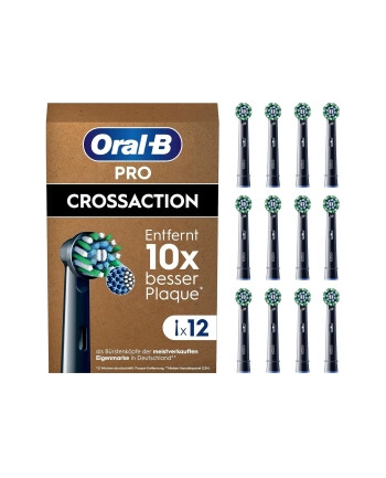 Oral-B Pro Cross Action Black Końcówki do szczoteczek elektrycznych 12 szt. nr 1