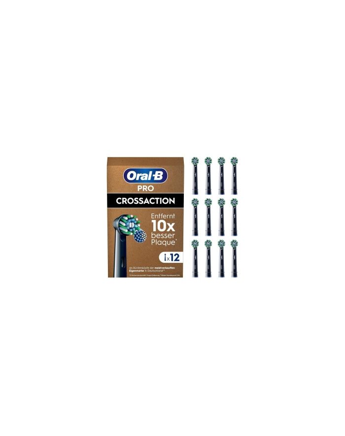 Oral-B Pro Cross Action Black Końcówki do szczoteczek elektrycznych 12 szt. główny