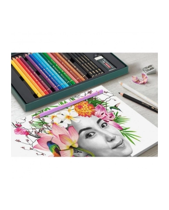 Faber Castell Zestaw Kredki Polychromos + Ołówki Pitt Graphite Matt 23szt. nr 1