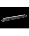 lanberg Listwa zasilająca rack PDU 19 '' 1U 16A 2M 4X C19 6X IEC C13 C20 czarna - nr 9