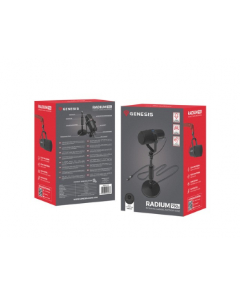 natec Mikrofon Genesis Radium 750D studyjny USB/XLR statyw nr 1
