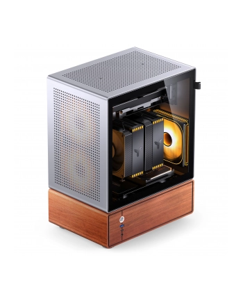 Jonsbo Obudowa PC, Midi-Tower, mATX, Szkło hartowane srebrny (T7SILVER)