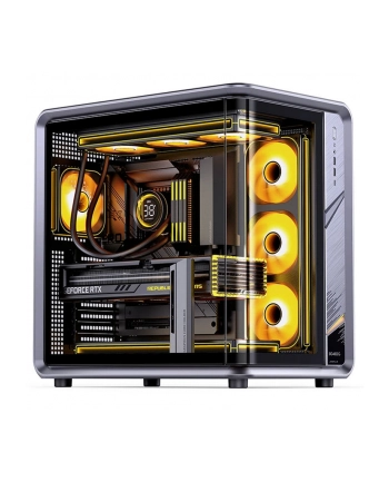 Jonsplus Midi-Tower ATX Tempered Glass szary (BO400CG)