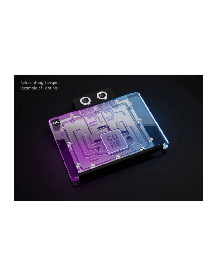 Alphacool Core Geforce RTX 5080 Gaming / Vanguard GPU Wasserkhlung ARGB mit Backplate - Acryl (10265) główny