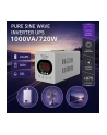 qoltec Zasilacz awaryjny UPS Pure Sine Wave | 1000VA/720W | Przetwornica12/230V z AVR | LCD | LiFePO4 AGM GEL - nr 2