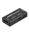 Premiumcord Repeater 4K HDMI do 40 m, HDMI 2.0, metalowa obudowa, zewnętrzne źródło zasilania, rozdzielczość wideo 4Kx2K 2160p UHD @ 60 Hz, Full HD 10 - nr 1