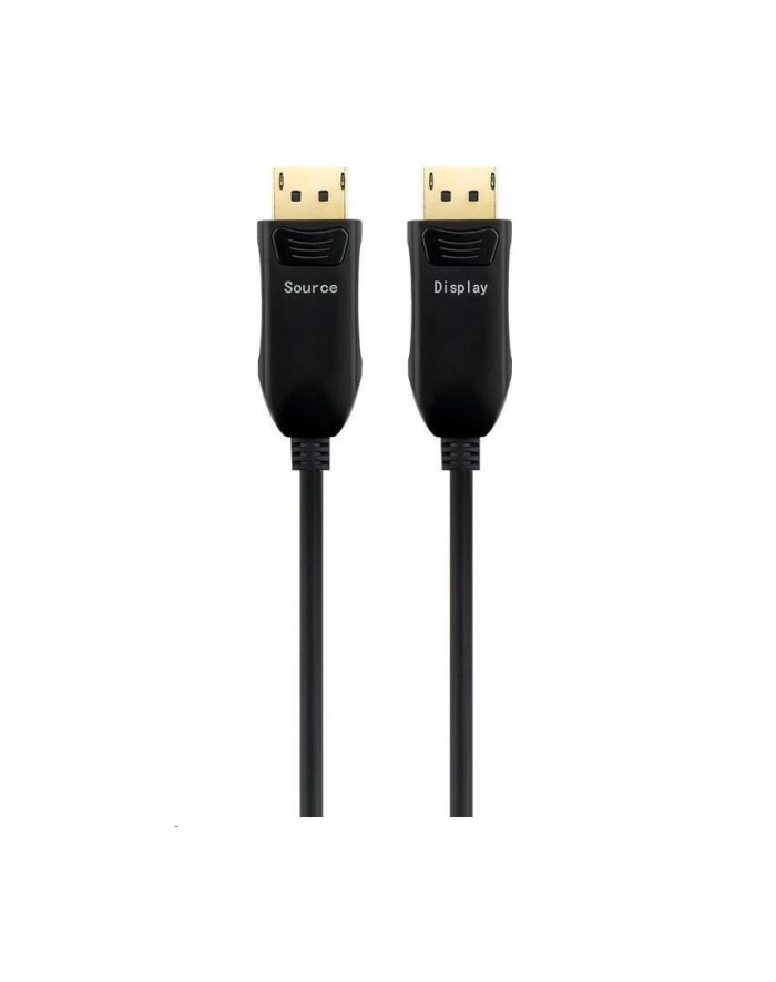 Premiumcord Optyczny kabel połączeniowy DisplayPort 1.3/1.4 M/M, pozłacane złącze 30 m główny
