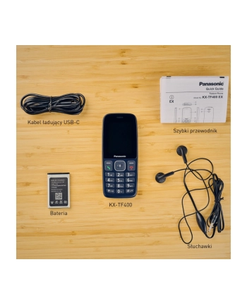 panasonic Telefon komórkowy KX-TF400EXC niebieski nr 1
