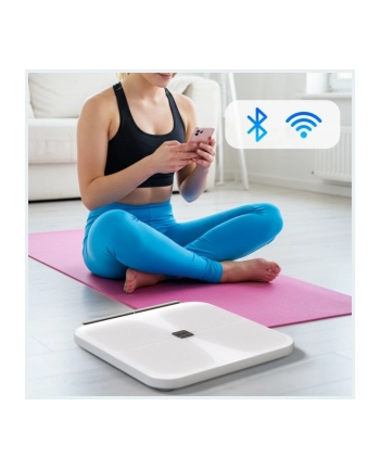awei Waga do ciała SS1 bluetooth 5.0 wielofunkcyjna biała nr 1