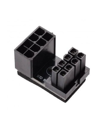 Inline Przejściówka, adapter [1x złącze męskie ATX 8-pin (4+4) - 1x złącze żeńskie ATX 8-pin (4+4)] (26638E)