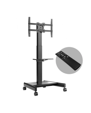 ONKRON TS1552E Mobilny stojak obczerwonyowo-nachylny do ekranu 43'';-75''; maks 70 kg czarny