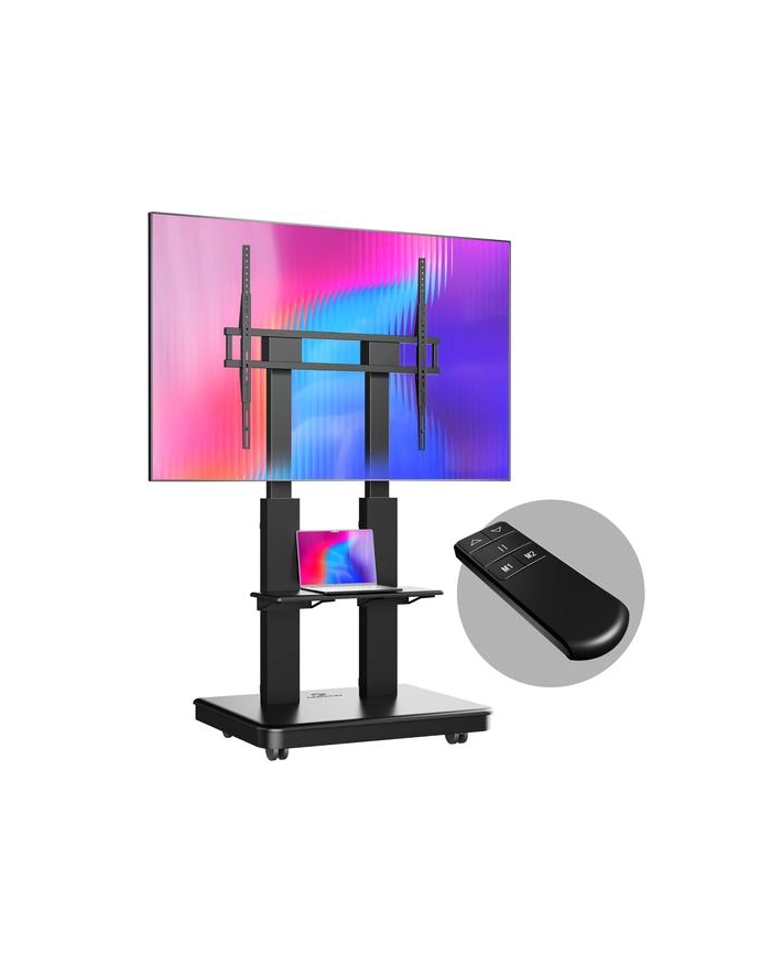ONKRON TS2811E Mobilny stojak do ekranu 50”-120” maks 125 kg czarny główny
