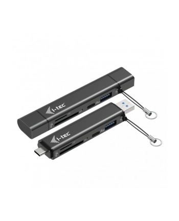i-tec Czytnik kart USB-C/USB-A Dongle SD TF 2xUSB nr 2