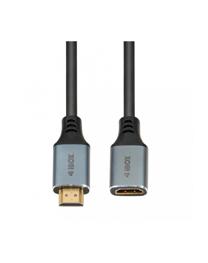 ibox Kabel DisplayPort - HDMI 4k60Hz złota wtyczka 3m główny