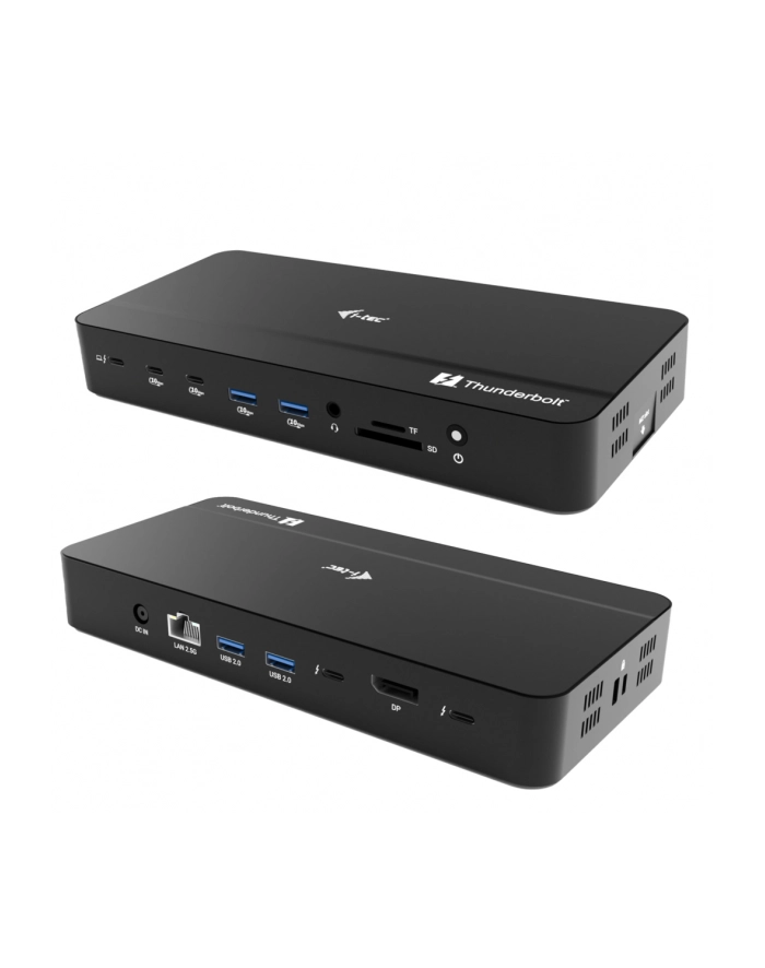 i-tec Stacja dokująca Thunderbolt 5 Triple Display Docking Station M.2 slot 6xUSB 2.5 GLAN PD 140W główny