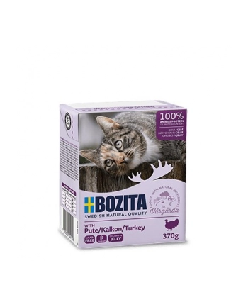 BOZITA Mięsne kawałki z indykiem w galaretce 370g nr 1