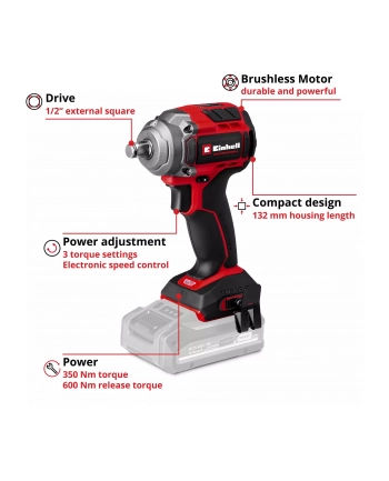 Klucz udarowy 18V TP-CW 18/350-C LI BL-SOLO 4510055 EINHELL nr 1