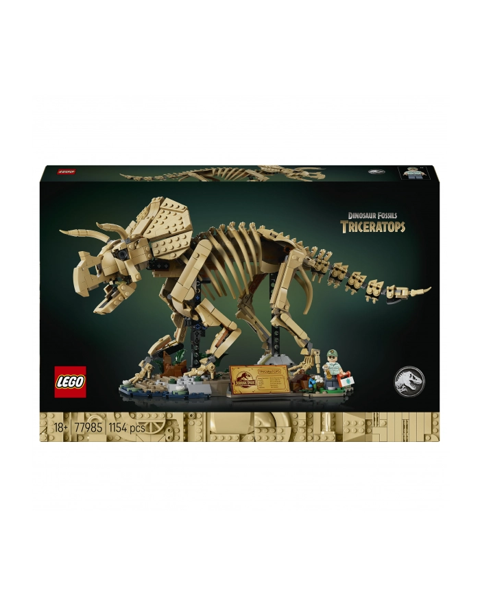 LEGO Jurassic World 77985 - Szkielety dinozaurów: Triceratops główny