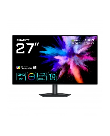 MONITOR GIGABYTE WOLED 27''; GO27Q24 QHD 240Hz