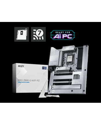 MSI PRO Z890-S WIFI PZ LGA1851 MB 4xDDR5 HDMI 2.1 DisplayPort 1.4 3xM.2 nr 1