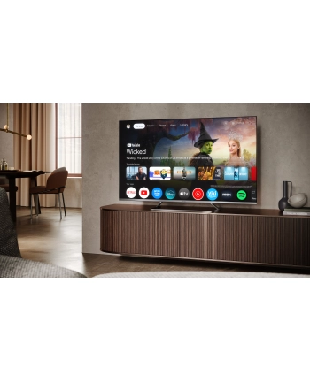 Telewizor SHARP 55JP7265E QLED 55''; 4K Ultra HD Google TV Dolby Digital Plus Czarny