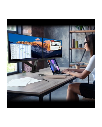 ERGONOMIC DUAL MONITOR MOUNT DUAL MOUNT