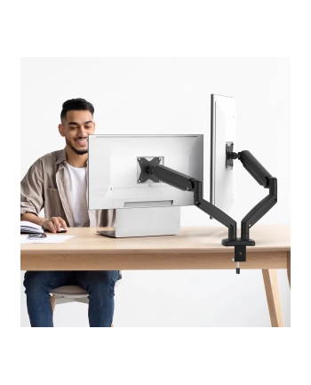 ERGONOMIC DUAL MONITOR MOUNT DUAL MOUNT