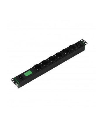 APC Easy Rack PDU Basic horizontal 1-phase 2.3 kW 230 V 10 A 6 x SCHUKO and 1 x C13 sockets IEC60320 C14 input nr 2