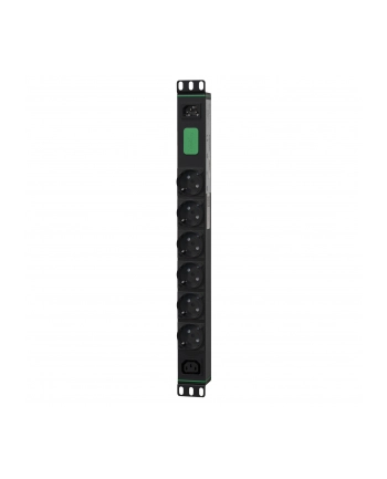APC Easy Rack PDU Basic horizontal 1-phase 2.3 kW 230 V 10 A 6 x SCHUKO and 1 x C13 sockets IEC60320 C14 input