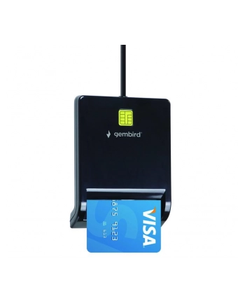 GEMBIRD Uniwersalny czytnik kart Smart Card USB czarny nr 1