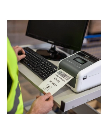 BROTHER TD-4455DNWB Label printer direct thermal 104mm 203ppp 203mm/sec LAN Wifi Bluetooth LCD Mono Screen nr 1